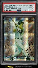Chipper Jones [Atomic Refractor] Baseball Cards 1997 Bowman's Best Cuts Prices