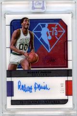 Robert Parish [Blue] #75-RPS Basketball Cards 2021 Panini One and One 75th Team Signatures Prices