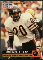 Mark Carrier #1 Football Cards 1991 Pro Set Prices