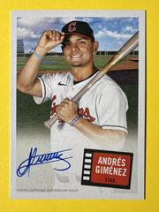 Andres Gimenez #57HS-AG Baseball Cards 2023 Topps Archives 1957 Topps Hit Stars Autographs Prices