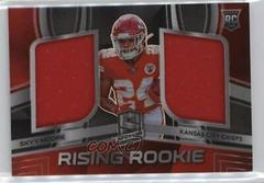 Skyy Moore Football Cards 2022 Panini Spectra Rising Rookie Materials Prices
