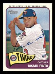 Josmil Pinto [Red Ink] #JP Baseball Cards 2014 Topps Heritage Real One Autographs Prices