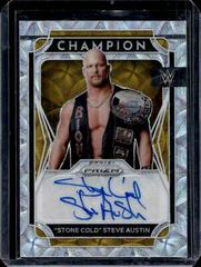 Stone Cold Steve Austin [Premium Box Set Prizm] #CS-SCA Wrestling Cards 2022 Panini Prizm WWE Champion Signatures Prices