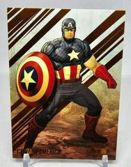 Captain America [Orange Foil] Marvel 2022 Ultra Avengers Prices