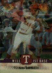 Will Clark #3 Baseball Cards 1996 Sportflix Prices