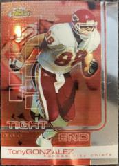 Tony Gonzalez #11 Football Cards 2002 Topps Finest Prices