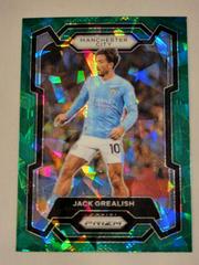 Jack Grealish [Green Ice] #1 Soccer Cards 2023 Panini Prizm Premier League Prices