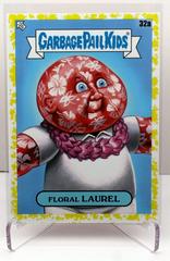 Floral LAUREL [Yellow] #32a Garbage Pail Kids Go on Vacation Prices