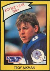 Troy Aikman [Yellow] Football Cards 1990 Kenner Starting Lineup Prices