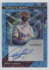 Denny Hamlin [Carolina Blue Scope] #SS-DH Racing Cards 2021 Panini Prizm Spotlight Signatures Prices