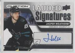Jasper Weatherby #LS-JW Hockey Cards 2021 Upper Deck Ovation Lauded Signatures Prices