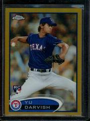 YU Darvish [Arm Back Gold Refractor] Baseball Cards 2012 Topps Chrome Prices