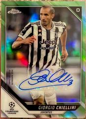 Giorgio Chiellini Soccer Cards 2021 Topps Chrome UEFA Champions League Autographs Prices