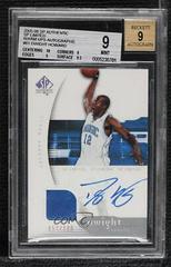 Dwight Howard Limited Warm Ups Autograph #61 Basketball Cards 2005 SP Authentic Prices