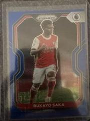 Bukayo Saka [Blue Mojo] #11 Soccer Cards 2020 Panini Chronicles Prizm Premier League Prices