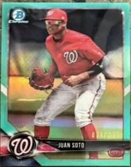 Juan Soto [Aqua Refractor] #BCP-52 Baseball Cards 2018 Bowman Chrome Prospects Prices