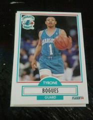 Tyrone Bogues #16 Basketball Cards 1990 Fleer Prices