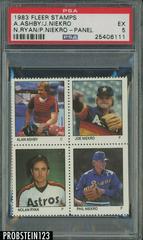 Joe Niekro, Phil Niekro [Panel] Baseball Cards 1983 Fleer Stamps Prices