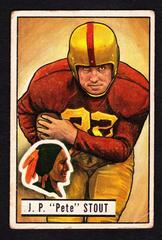 Pete Stout #70 Football Cards 1951 Bowman Prices