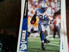 Marshall Faulk #91 Football Cards 1996 Collector's Choice Prices