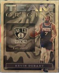 Kevin Durant #24 Basketball Cards 2022 Panini Origins Team Prices