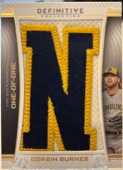 Corbin Burnes #DNC-CB Baseball Cards 2023 Topps Definitive Nameplate Collection Prices