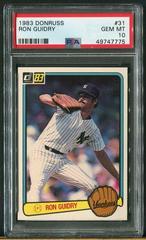 Ron Guidry Baseball Cards 1983 Donruss Prices