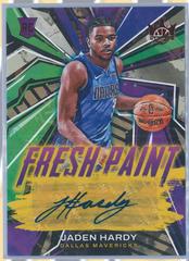 Jaden Hardy [Ruby] #FP-JHD Basketball Cards 2022 Panini Court Kings Fresh Paint Autographs Prices