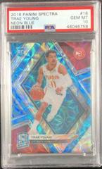 Trae Young [Neon Blue] Basketball Cards 2018 Panini Spectra Prices