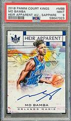 Mo Bamba [Sapphire] Basketball Cards 2018 Panini Court Kings Heir Apparent Autographs Prices