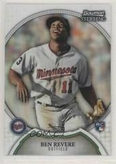 Ben Revere [Rookie Refractor] #23 Baseball Cards 2011 Bowman Sterling Prices