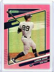 Aaron Judge [Holo Pink] #182 Baseball Cards 2021 Panini Donruss Prices