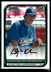 Clayton Kershaw [Refractor] Baseball Cards 2008 Bowman Chrome Draft Prices