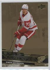 Simon Edvinsson [Gold] #15 Hockey Cards 2023 Upper Deck Star Rookies Prices