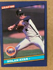 Nolan Ryan #132 Baseball Cards 1986 Leaf Prices