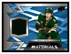 Marco Rossi [Patch] #RM-MR Hockey Cards 2022 Upper Deck Rookie Materials Prices