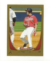 Chipper Jones [Gold] #17 Baseball Cards 2011 Bowman Prices