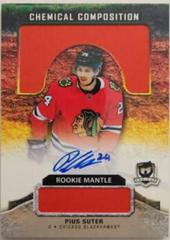 Pius Suter Hockey Cards 2020 Upper Deck The Cup Chemical Composition Mantle Autographs Prices