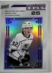 Brandt Clarke [25] Hockey Cards 2022 Upper Deck Population Count Prices