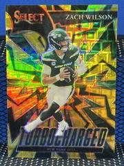 Zach Wilson [Gold] Football Cards 2021 Panini Select Turbocharged Prices