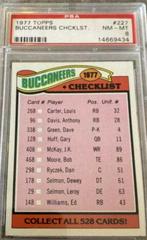 Buccaneers Checklist #227 Football Cards 1977 Topps Prices
