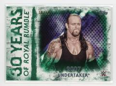Undertaker [Green] Wrestling Cards 2018 Topps WWE Undisputed 30 Years of Royal Rumble Prices