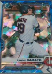Aaron Sabato #BCP-125 Baseball Cards 2021 Bowman Sapphire Prices