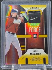 Jake McCarthy [Spectrum Gold] #RF-JM Baseball Cards 2022 Panini Absolute Rookie Force Prices