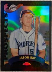 Jason Bay [Black Refractor] Baseball Cards 2002 Topps Chrome Traded Prices