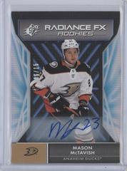Mason McTavish [Autograph] #RFX-92 Hockey Cards 2021 SPx Radiance FX Prices