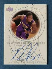 Kareem Rush #KR-S Basketball Cards 2002 Ultimate Collection Signatures Prices