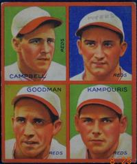 Campbell, Goodman [Kampouris, Myers] Baseball Cards 1935 Goudey 4 in 1 Prices