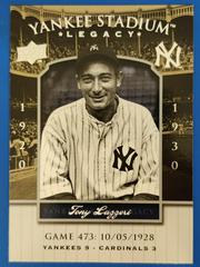 Tony Lazzeri #473 Baseball Cards 2008 Upper Deck Yankee Stadium Legacy 1920's Prices