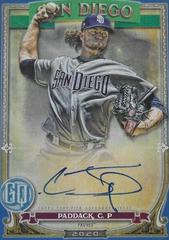 Chris Paddack [Blue] Baseball Cards 2020 Topps Gypsy Queen Autographs Prices